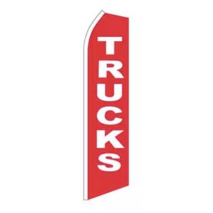 Trucks Feather Banner 11.5'x2.5'