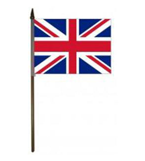 4"x 6" United Kingdom poly w/staff