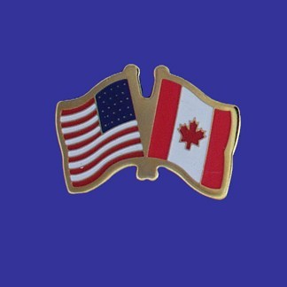 Lapel pin, Canada/USA
