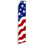 USA , New Glory Feather Banner 11.5'x2.5'