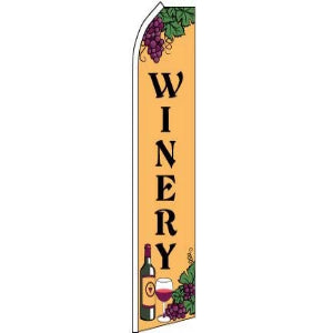 Winery Feather Banner 11.5'x2.5'